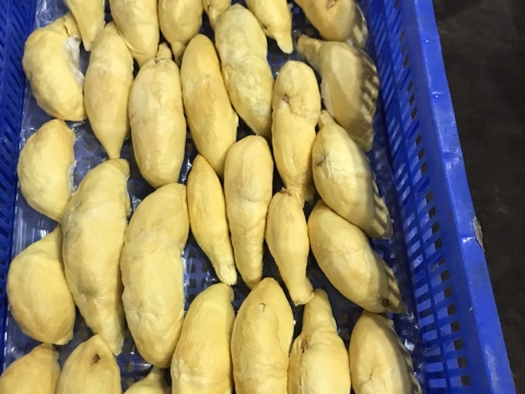 Sầu riêng tách múi cấp đông xuất khẩu